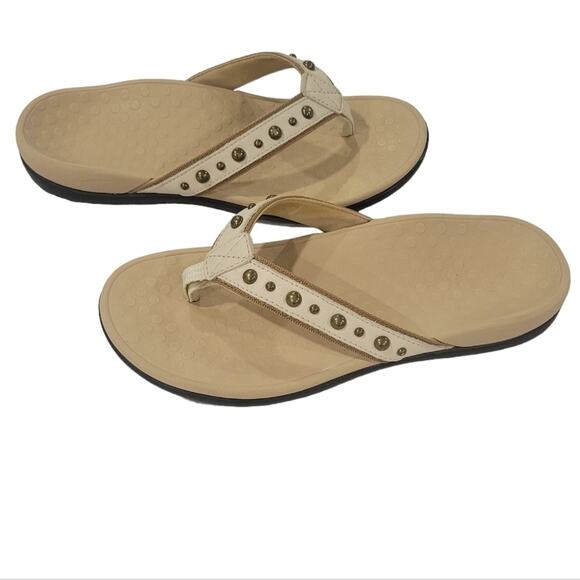 Vionic Vanessa Womens Comfort Supportive Toe Post Sandals Thongs Size 7 - Picture 3 of 6